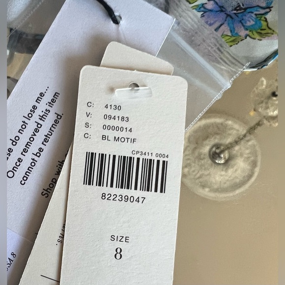 S O L D. Nobody's Child Puff-Sleeve Cutout Dress size 8 - Picture 9 of 12